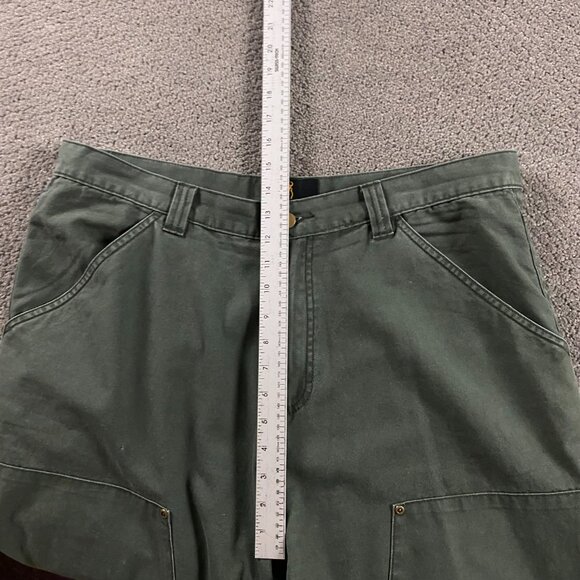 Browning Double Knee Front Pants Men's 38 x 32 Green Briar Field Hunting Canvas - Picture 10 of 14